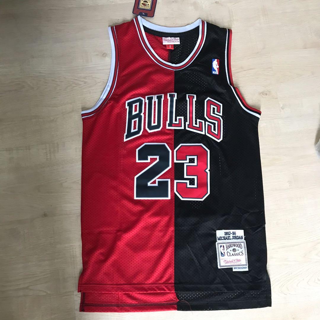 Michael jordan split jersey sales