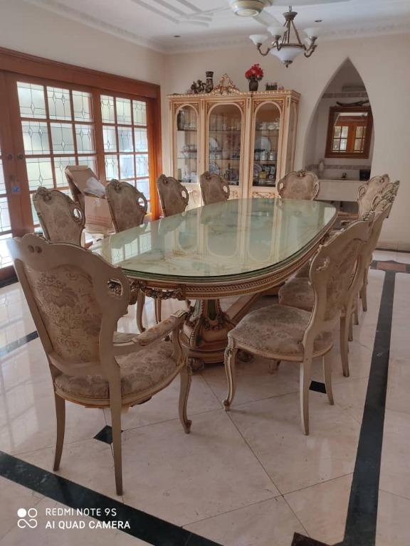 Neo Classical European Style 12 Seater Ultra Luxury Dining Table