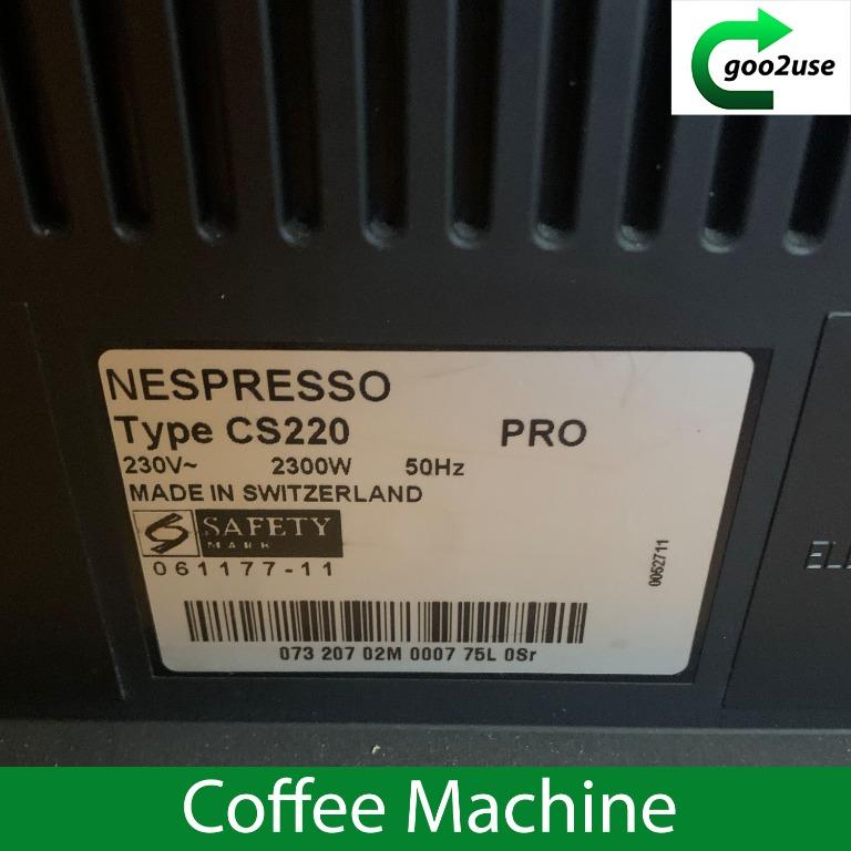 Nespresso Gemini 220 Pro Coffee Machine, TV & Home Appliances, Kitchen