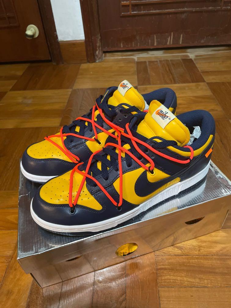 OffWhite dunk michigan, Men's Fashion, Footwear, Sneakers on Carousell