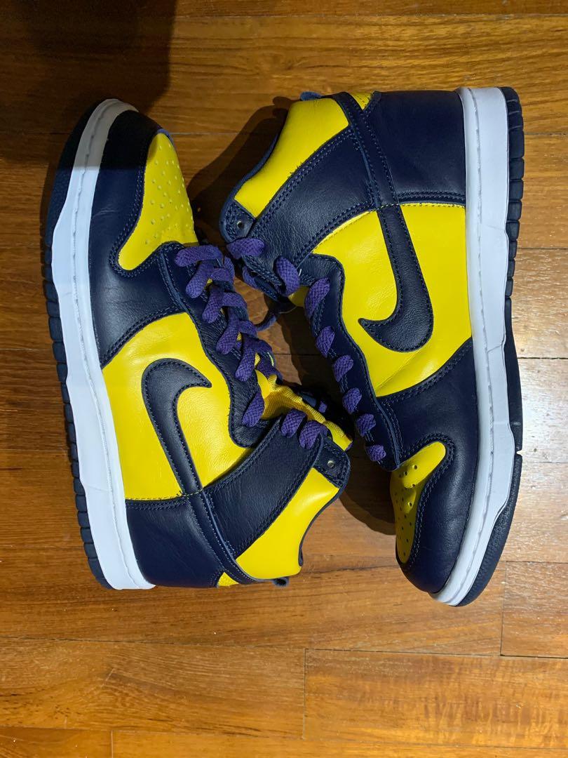 NIKE DUNK HIGH MICHIGAN