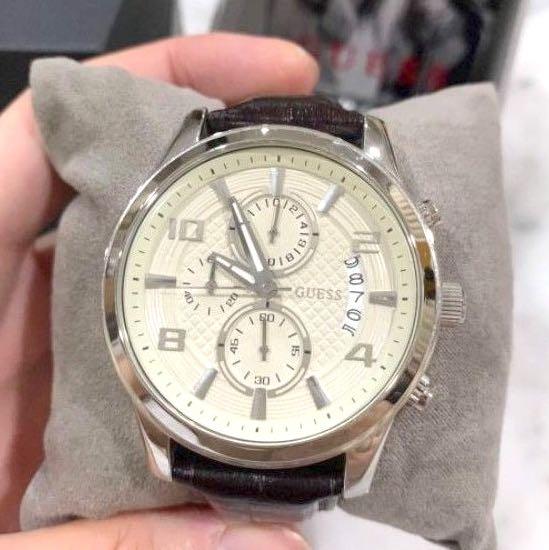 Original 100 Guess Watch W0076G2 Fesyen Pria Jam Tangan di