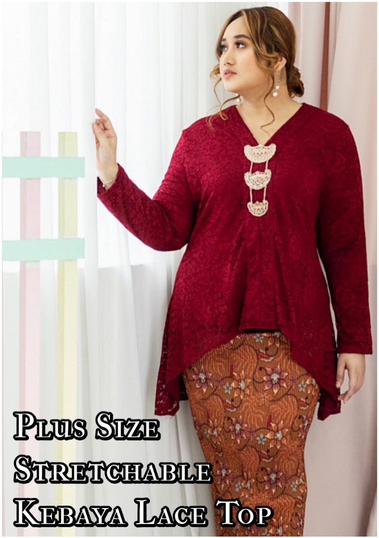 Kebaya lace plus size cheap