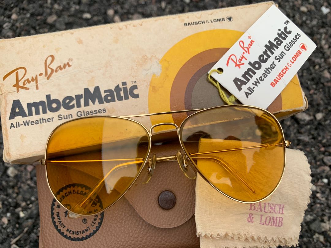 Ray ban aviator deals ambermatic