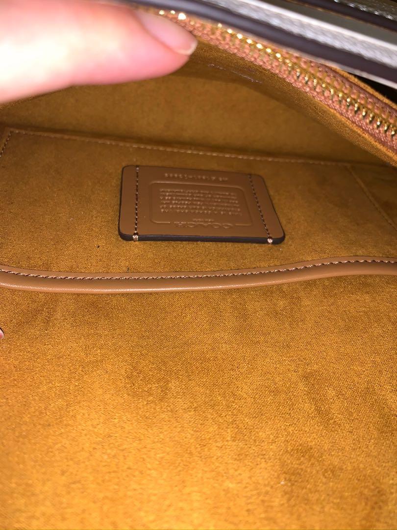 Ready stock authentic coach 73995 in white Tabby Shoulder Bag 26 chalk