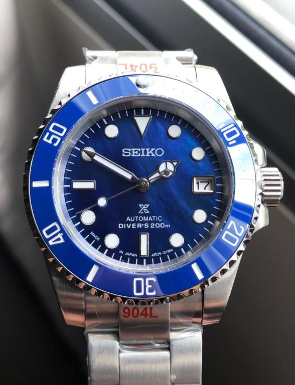 Seiko submariner blue new arrivals