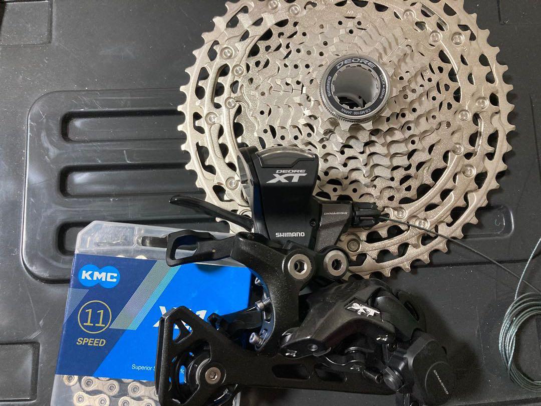 Shimano Deore XT M8000 Groupset with 51T cassette Sports Equipment Bicycles Parts Parts Accessories on Carousell