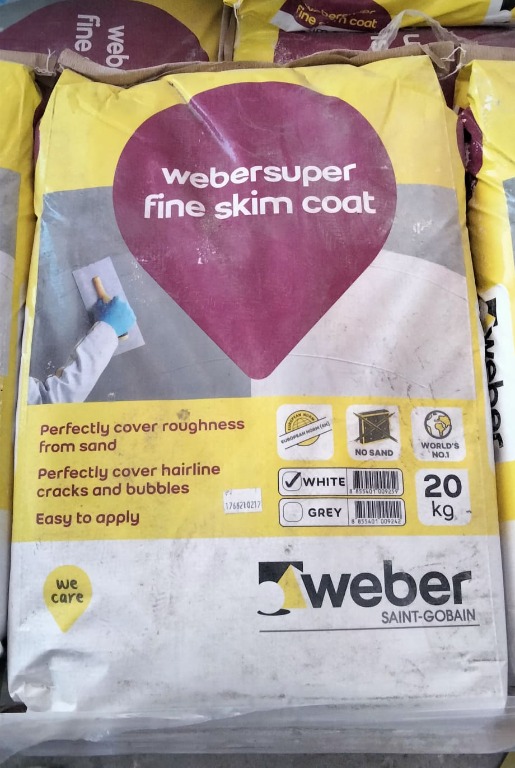 Skim Coat Fine White 20kg, Commercial & Industrial, Construction