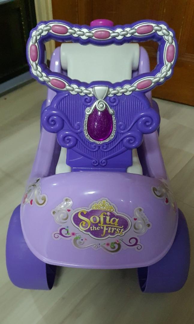 Sofia the first ride on toy sale