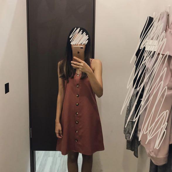 SSD Button Down Cami Dress Women s Fashion Tops Sleeveless on Carousell