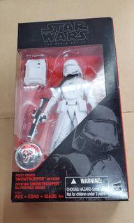 star wars FO snowtrooper officer 6" black series