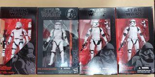 Mint star wars stormtrooper 6" black series set B