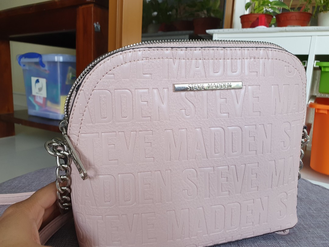 Steve madden pink diaper bag discount