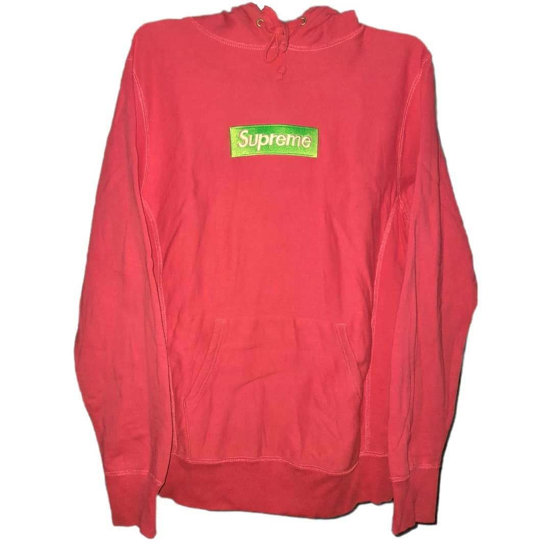 Supreme cheap magenta hoodie