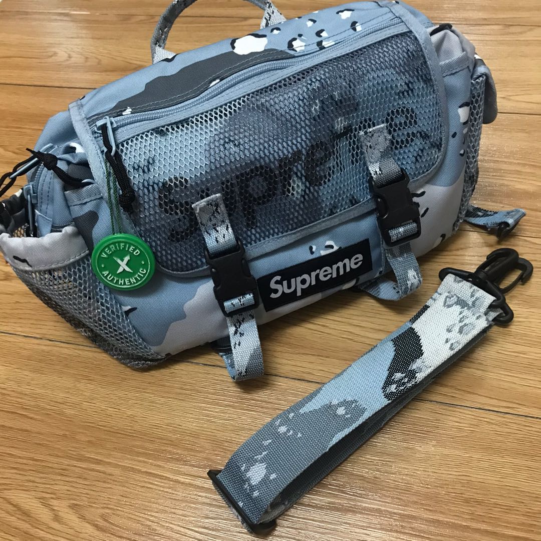 Supreme SS20 Waist Bag Chip Blue Camo