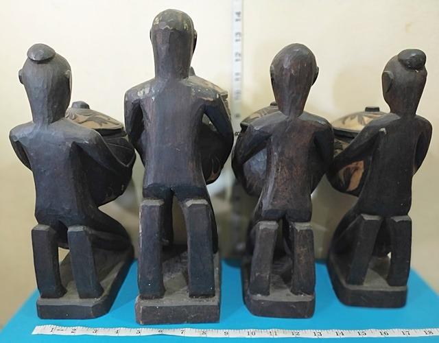 Tagbanua Good Luck Wooden Statues, Furniture & Home Living, Home Decor