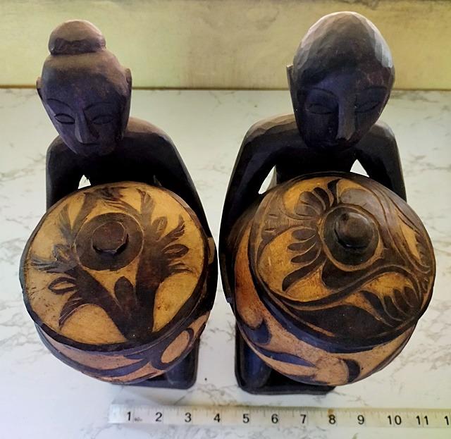 Tagbanua Good Luck Wooden Statues, Furniture & Home Living, Home Decor