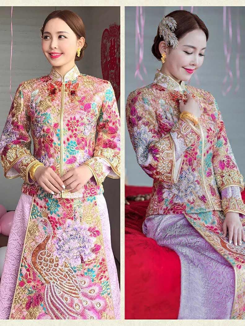 Chinese wedding dress color store