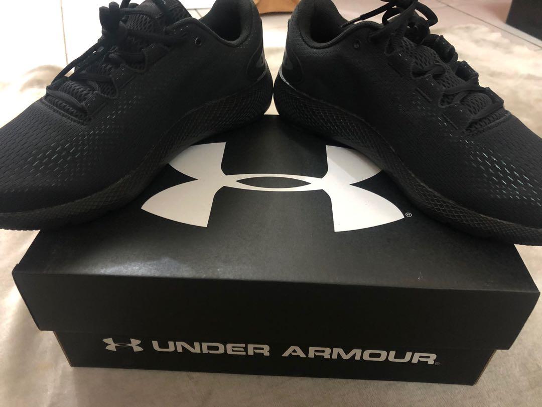 UNDER ARMOUR RUNNING JOGGING SHOES ALL BLACK