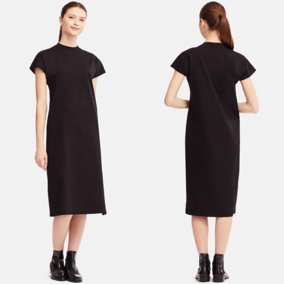 Uniqlo Mercerized French Sleeve Dress Size S Women s Fashion