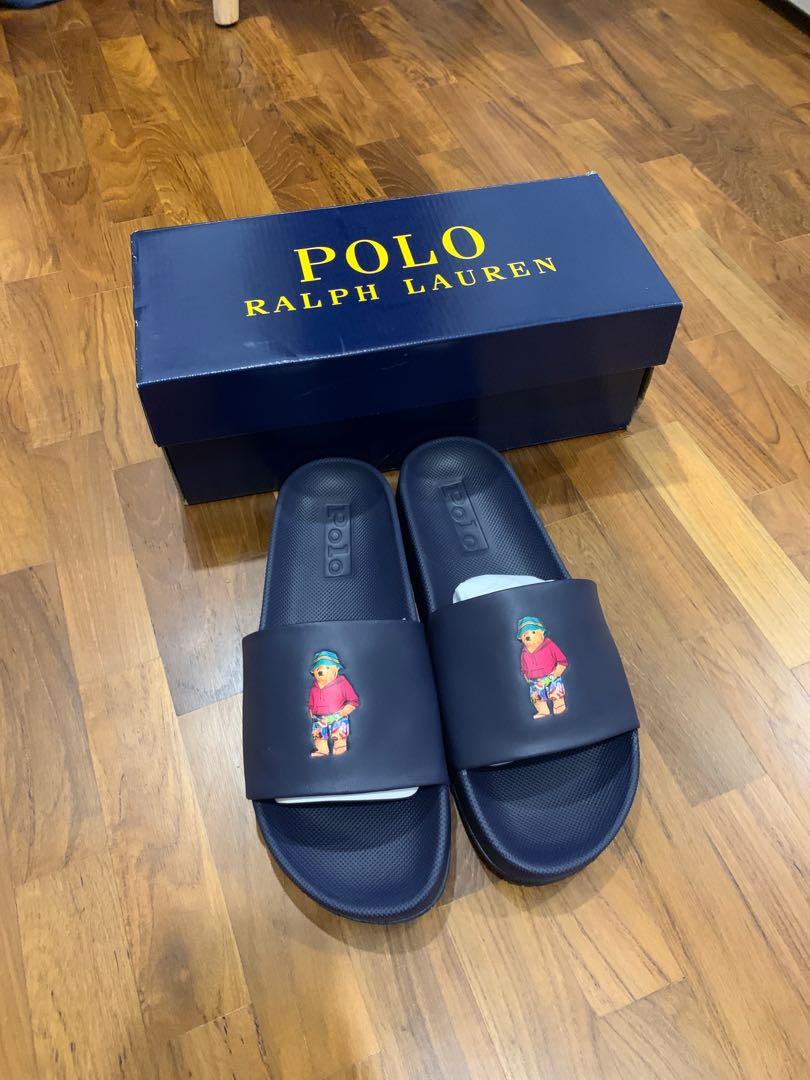 Ralph lauren on sale polo bear slides