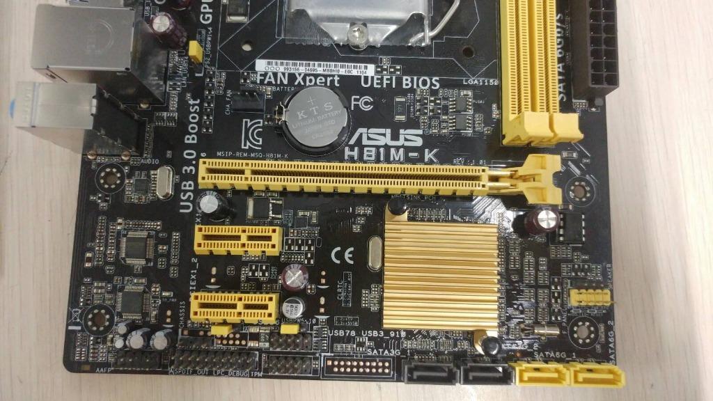 Used ASUS HB1M-K Socket 1150 Motherboard H81 chipset (for 4th Gen ...