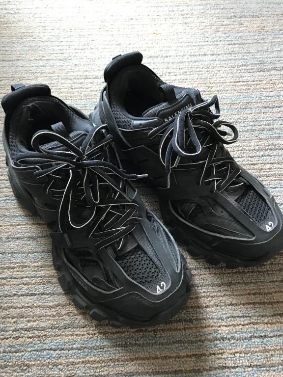 Used* Balenciaga Track 1.0 Black, 男裝, 鞋, 西裝鞋- Carousell