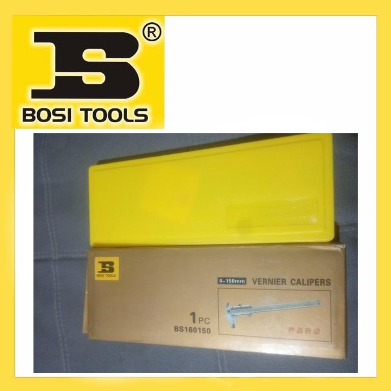 Verniers calipers (Category: Construction Tools & Equipment) located in Manila. Submitted by tina.sales (Listing ID 1085927872, Image 3). Description: Verniers calipers Brand;Bosi Model;0-150mm Price;834 BOSI TOOLS Product For other product inquiries pls contact us. Globe: 0 9 4 5 6 5 3 6 1 6 2 Smart: 0 9 6 8 3 8 0 2 3 2 0 Landline: 8 5 5 7 6 6 1 6.