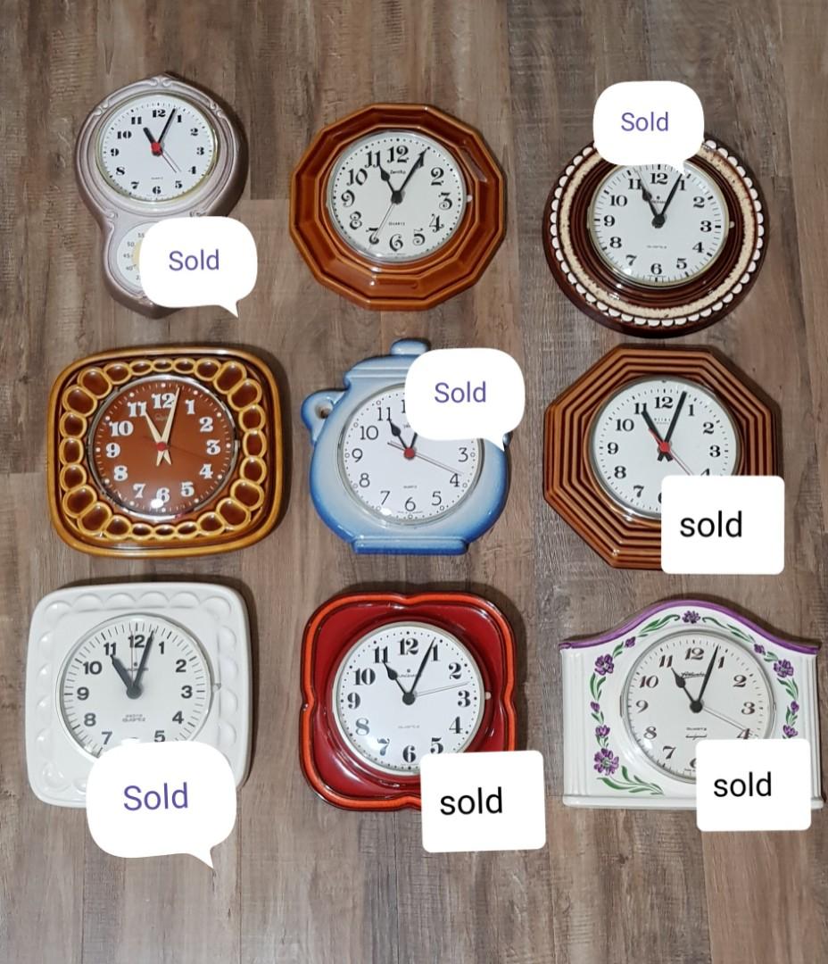 Vintage Kitchen Wall Clock, Hobbies & Toys, Memorabilia ...