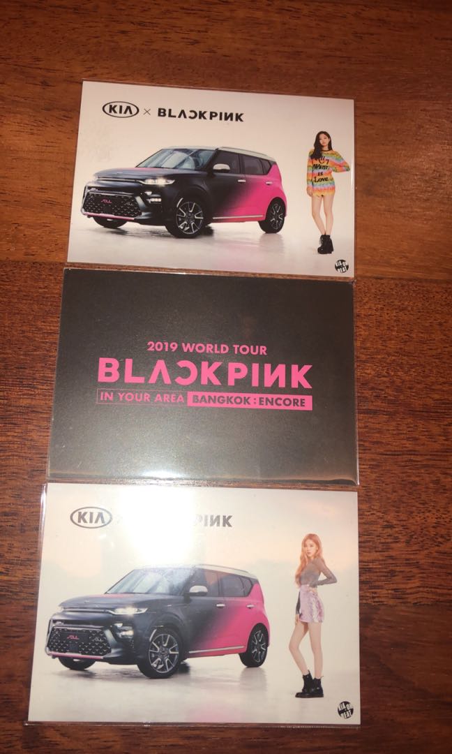 WTS Blackpink KIA postcard, Hobbies & Toys, Collectibles