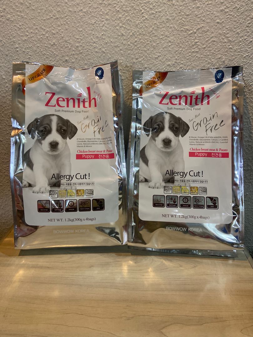 Zenith dog food outlet