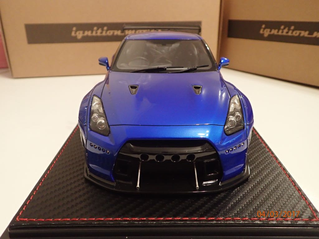 1 18 Ig Model Nissan Gtr R 35 Pandem 有紙盒和跟原廠透明膠盒 兒童 孕婦用品 玩具 Carousell