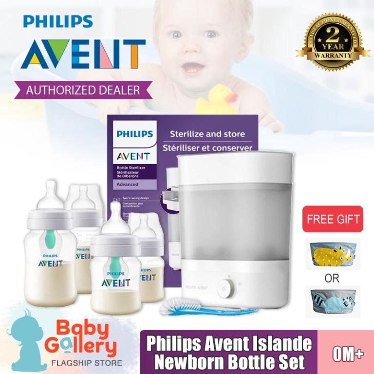 【2021 New Model 】Philips Avent Newborn Baby Bottle Sterilize and Store