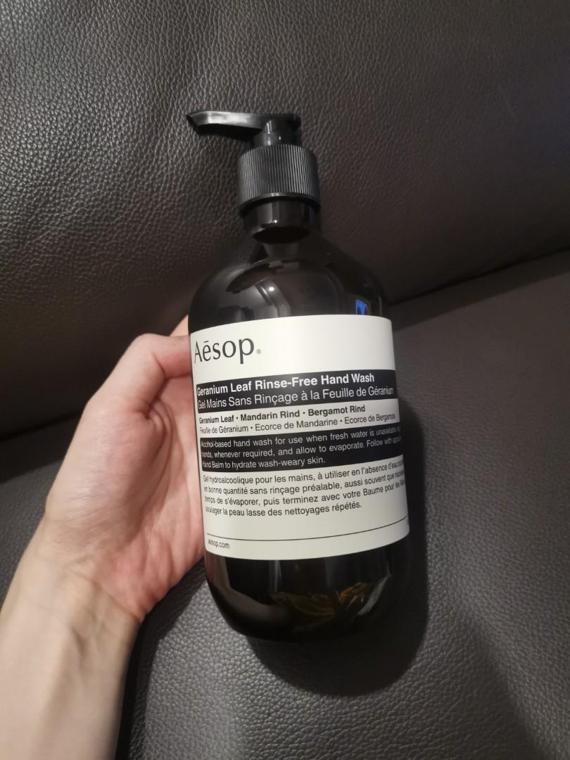 Aesop Geranium Leaf Rinse-Free Hand Wash, Beauty & Personal Care, Face,  Face Care on Carousell