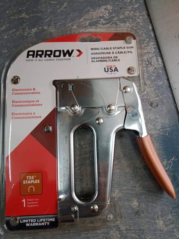 Arrow Gun Tacker T25 (Category: Construction Tools & Equipment) located in Manila. Submitted by joeyroque09 (Listing ID 239255945, Image 2). Description: Gun Tacker Brand: Arrow Model: T25 Professional Heavy Duty Made in USA Best for hand bills and political campaign materials. = 2000 Call us for more info..