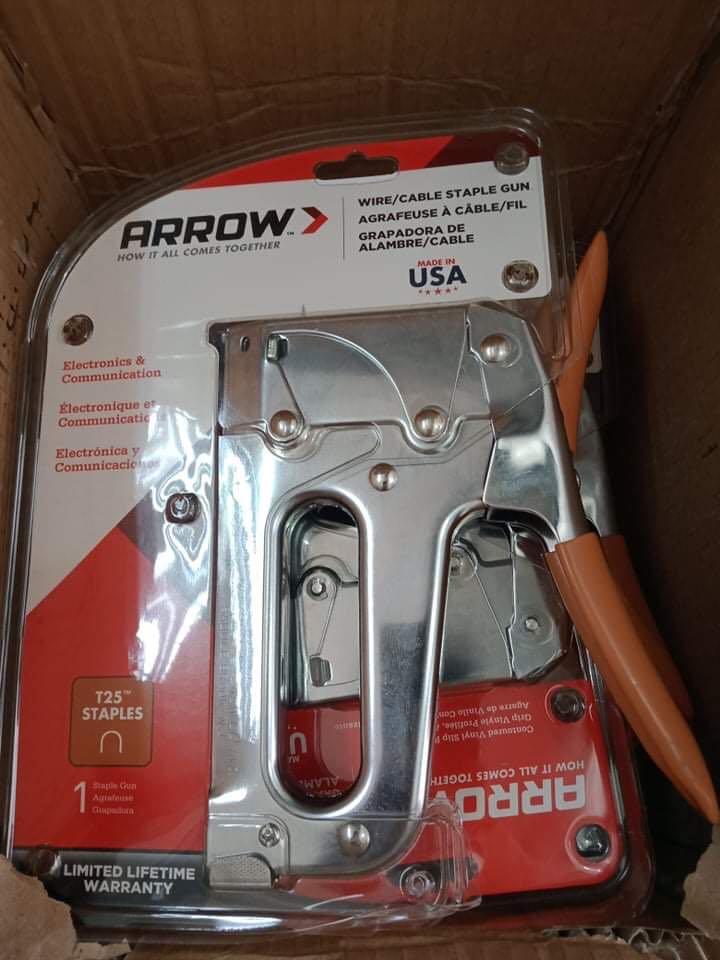 Arrow Gun Tacker T25 (Category: Construction Tools & Equipment) located in Manila. Submitted by joeyroque09 (Listing ID 239255945, Image 3). Description: Gun Tacker Brand: Arrow Model: T25 Professional Heavy Duty Made in USA Best for hand bills and political campaign materials. = 2000 Call us for more info..