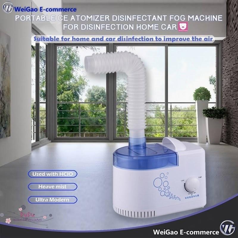 Atomizer Disinfectant Fog Machine for Disinfection (Category: Air Purifiers & Dehumidifiers) located in Pasay City. Submitted by emil_online_shop (Listing ID 1086161446, Image 2). Description: Atomizer Disinfectant Fog Machine for Disinfection Portable CE atomizer disinfectant fog machine for disinfection Quick Details Product name: Disinfection atomizer Machine Type: Ultrasonic Sterilization Equipments Model Number: BJP-19 Instrument Classificat