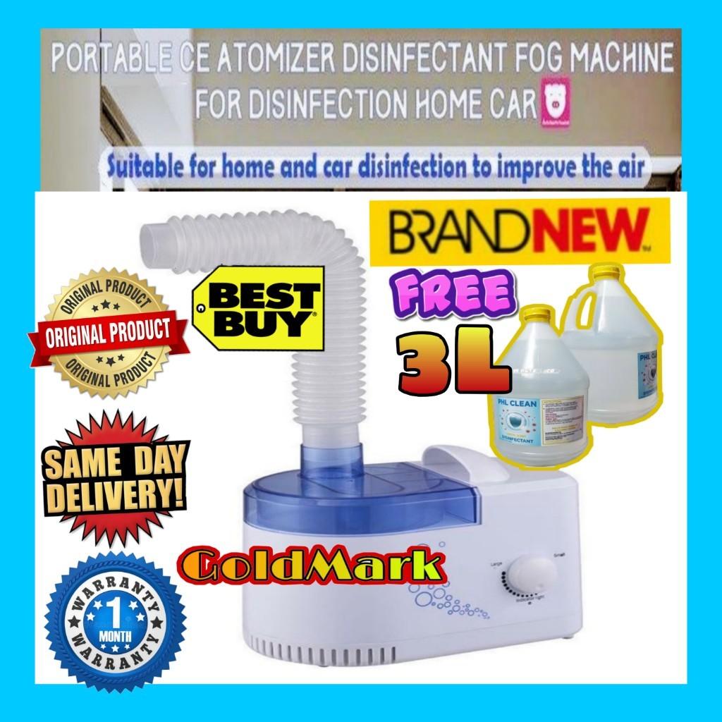 Atomizer Disinfectant Fog Machine for Disinfection (Category: Air Purifiers & Dehumidifiers) located in Pasay City. Submitted by emil_online_shop (Listing ID 1086161446, Image 1). Description: Atomizer Disinfectant Fog Machine for Disinfection Portable CE atomizer disinfectant fog machine for disinfection Quick Details Product name: Disinfection atomizer Machine Type: Ultrasonic Sterilization Equipments Model Number: BJP-19 Instrument Classificat