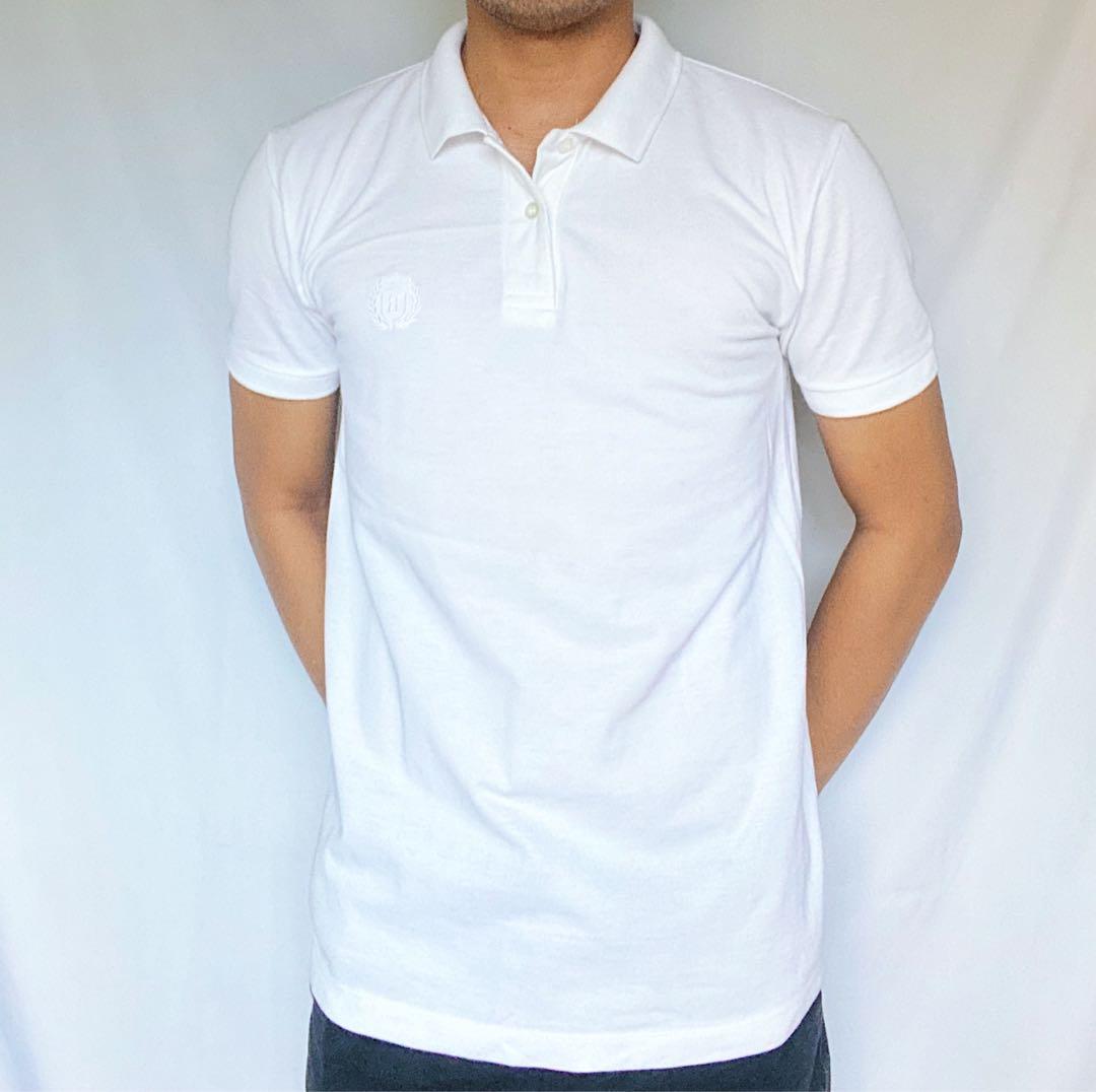 Bench white polo shirt deals