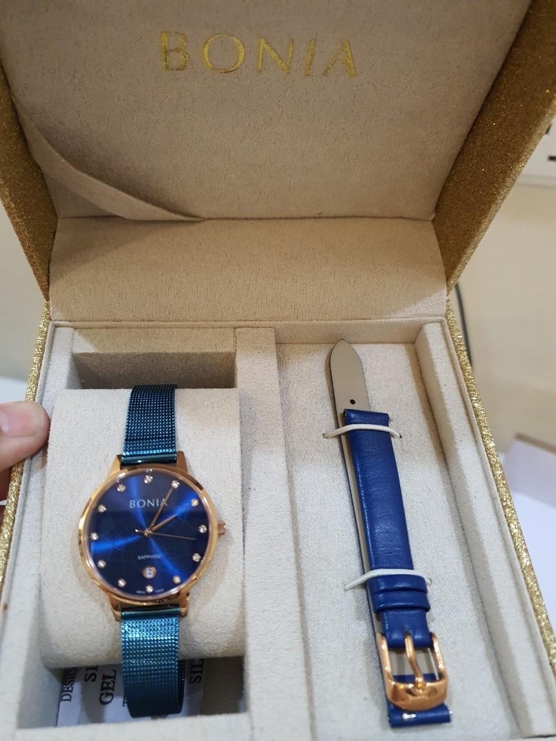 Bonia Sapphire Crystal Watch Women s Fashion Watches Accessories Watches on Carousell