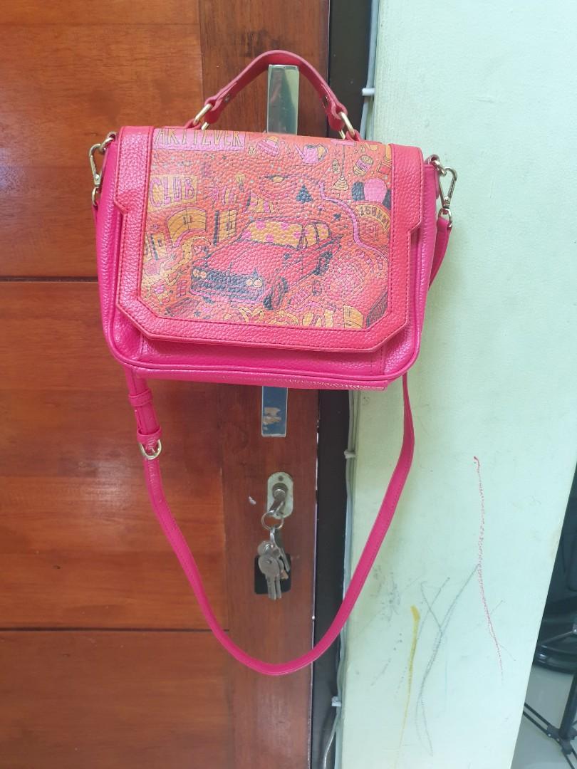 Jual Tas Brera Art Fever Angel Pink Sling Bag