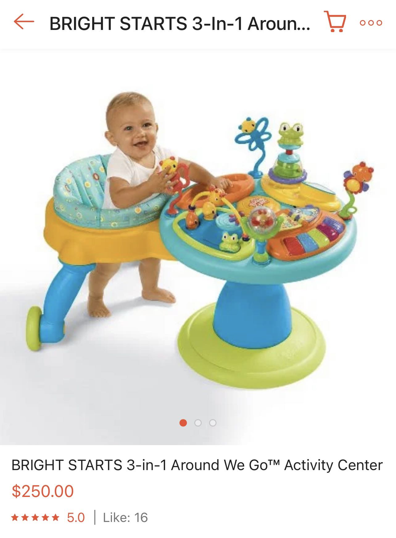 Bright starts 3 best sale in 1 activity walker