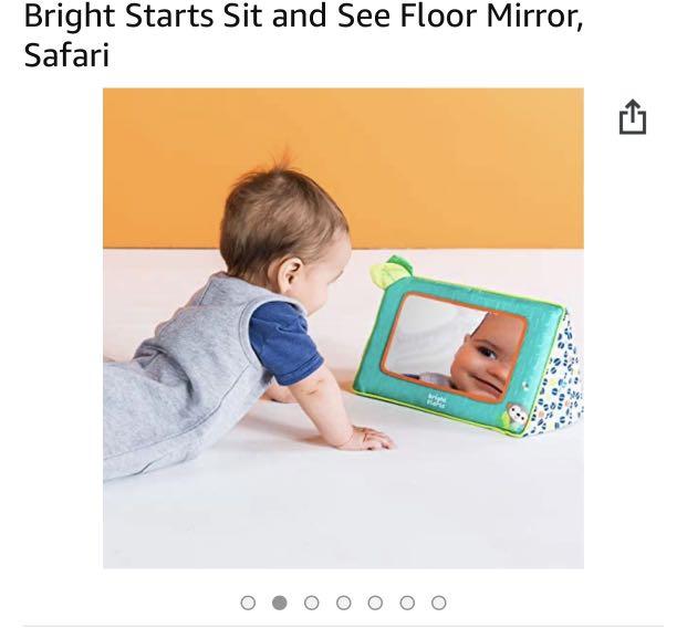 Bright starts sit & see safari floor mirror outlet