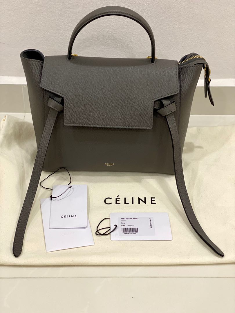 Celine outlet micro grey