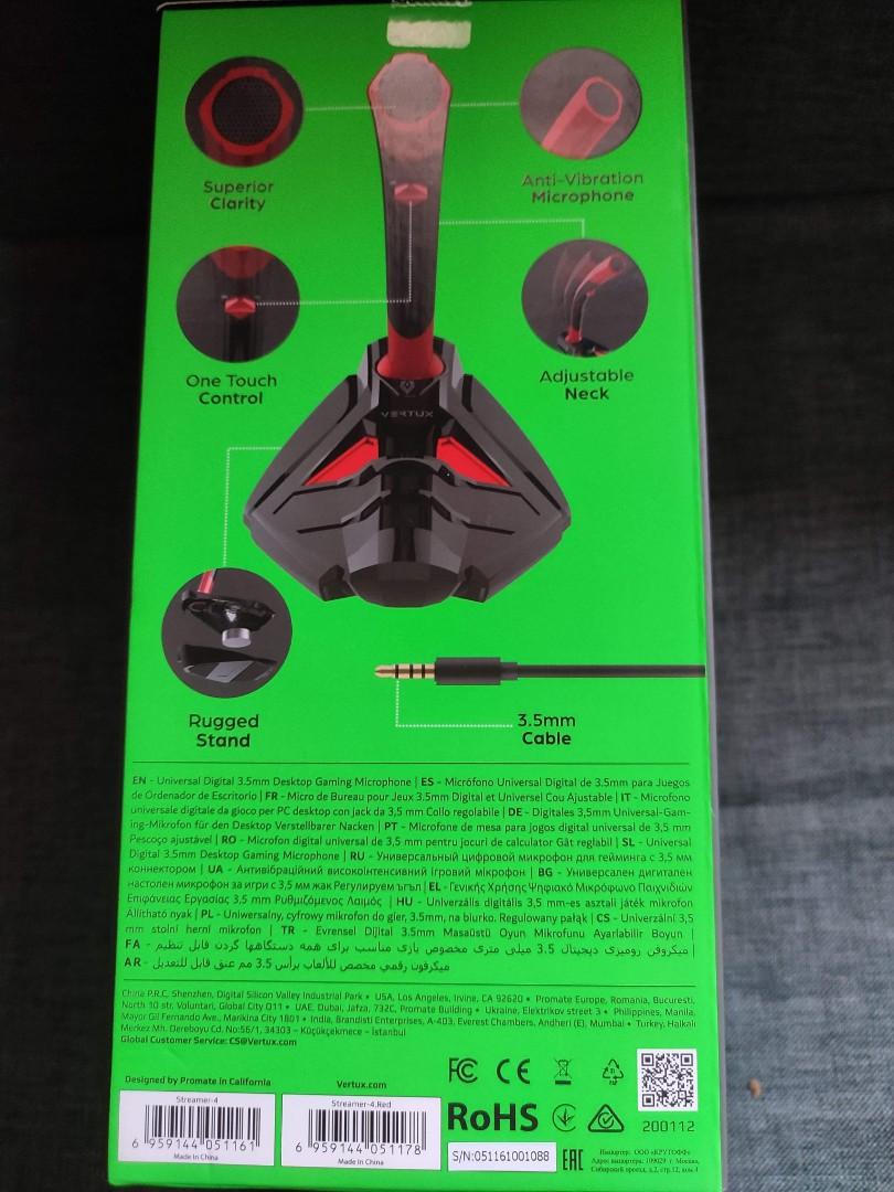 Desktop Gaming Microphone (Category: Microphones) located in Quezon City. Submitted by phengcalangian (Listing ID 1086211102, Image 2). Description: Brandnew Sealed Universal Digital 3.5mm.