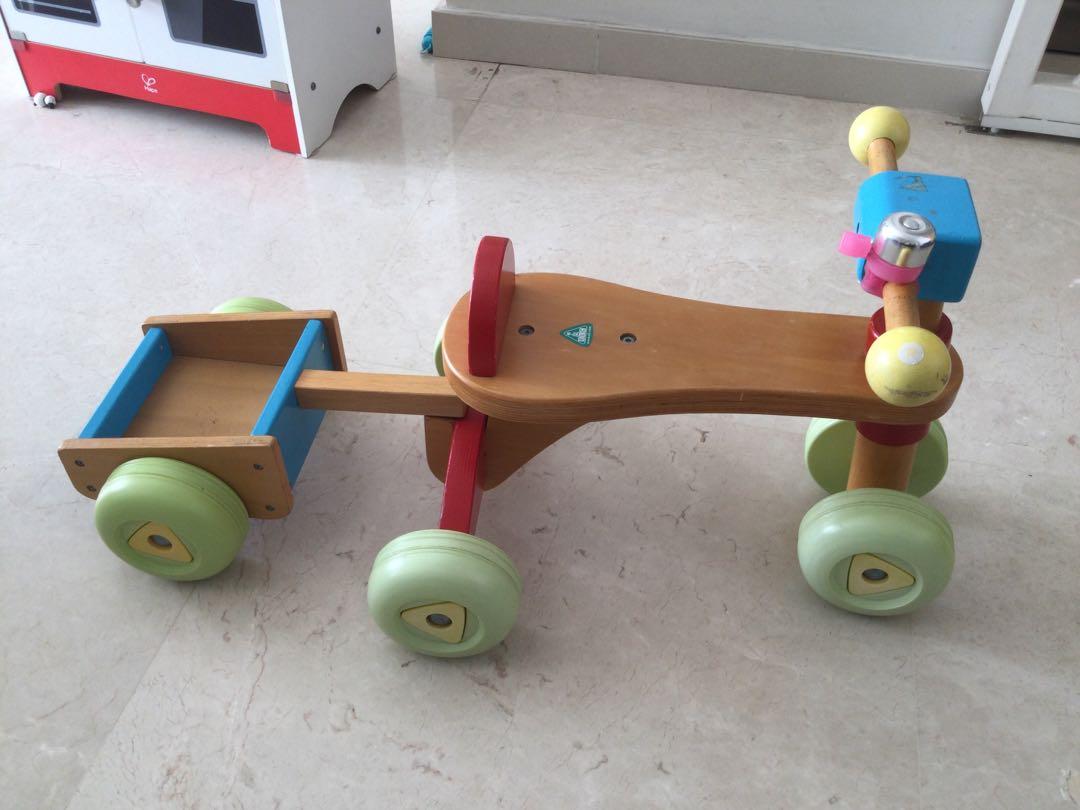 ELC wooden tricycle Babies Kids Infant Playtime on Carousell