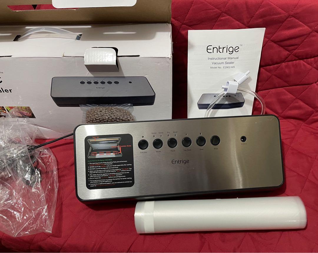 Entrige Food Vacuum Sealer 110volts with FREE TRANSFORMER, TV & Home