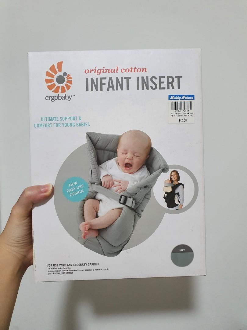 Ergo carrier infant insert top