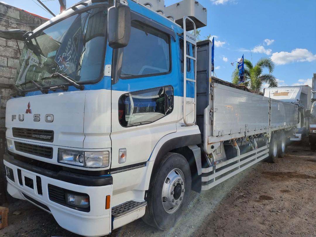 Fuso super great cargo drop side (Category: Heavy Vehicles) located in Manila. Submitted by samansubic (Listing ID 1086202430, Image 1). Description: 10 wheelers Japan Surplus Trucks and heavy equipments for sale in subic bay olongapo city inquiries 09199977999 09175820219 Messenger saman jayantha Website www.subictrucks.com.
