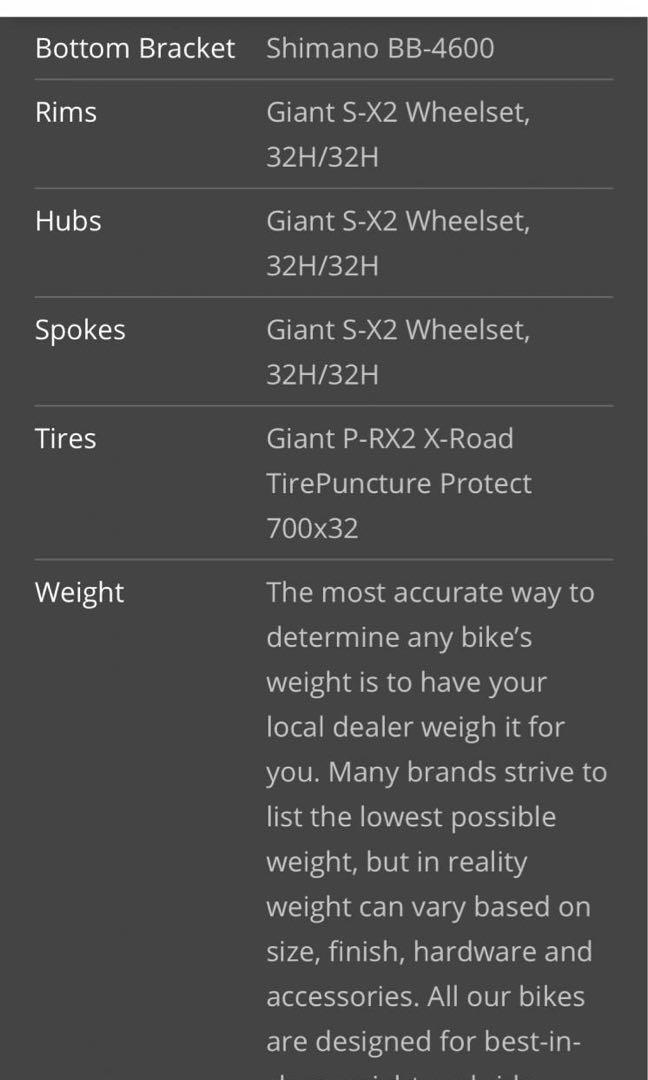 Giant anyroad size chart top